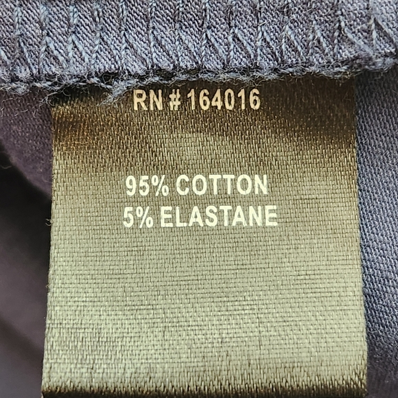 Calessa Top Women's L Navy Blue Cotton Red Embroidered Ethnic Boho 70s Relaxed - Picture 9 of 14